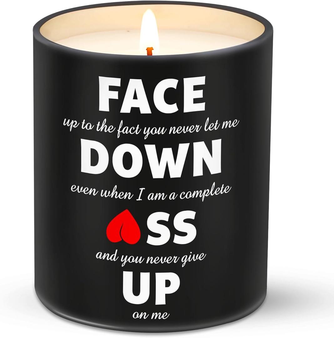 Gifts for Wife from Husband - Valentines Day Gifts for Her Wife, Girlfriend, Women - Anniversary, Birthday Gift for Wife, Girlfriend - Wife Birthday Gift Ideas, Funny Valentines Wife Candle 10OZ