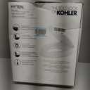 KOHLER 25875-0 Hyten 3" Height, Elevated Soft Close Elongated Toilet Seat, Contoured Seat with Grip-Tight Bumpers, Quick-Attach Hardware, No Slam Toilet Seat, White