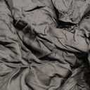 Shilucheng 100% Viscose Derived from Bamboo_ Sheets Queen Size 4pcs - Ultra Cooling & Silky Soft Bed Sheets, 16" Deep Pocket, Perfect for Hot Sleepers, Hotel Bedding Sheets (Black)