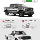JOYTUTUS Under Seat Storage Molle Panel Compatible With 2015-2026 F150 & 2017-2026 F250 F350 Supercrew Cab, Underseat Truck Under Seat Storage Molle Panels Accessories