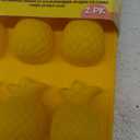 3D Fruit Shaped Silicone Molds, 2 PC Pineapple