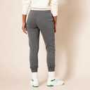 Amazon Essentials Women's Fleece Jogger Sweatpant (Available in Plus Size), Charcoal Heather, Small