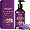 2 x Lavender Massage Oil (8 Fl Oz), Aromatherapy Massage Oil, Lavender Bliss Massage Oil, Natural Relaxation for Mind and Body