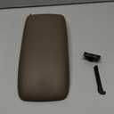 NLQR 5890535040E0 Center Console Lid and Latch Oak Tan Compatible with Toyota Tacoma 1995 1996 1997 1998 1999 2000 4Runner 1996 1997 1998