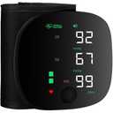 Wrist Blood Pressure Monitor, Rechargeable Monitors for Home Use with Digital Large Display, Voice Broadcast, Blood Pressure Machine, Carrying Case