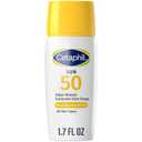 Cetaphil Sheer Mineral Liquid Sunscreen for Face, 100% Mineral UVA/UVB Filters, Zinc Oxide Broad Spectrum SPF 50 Formulated for Sensitive Skin, Unscented, 1.7 Fl Oz