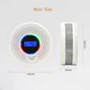 10-Year Battery Wireless Interconnected Smoke and Carbon Monoxide Detector, Smart Interlink Smoke CO Alarm with Digital Display, Fire and CO Combo Alarm for Home (2 Pack), EXP: 10 Yearsa After Installation