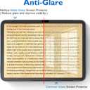 Mothca Matte Glass Screen Protector for iPad 11-inch A16 2025 (11th Generation) / iPad 10th Generation 10.9-inch 2022 Anti-Glare & Anti-Fingerprint Tempered Glass (Not Privacy) with Alignment Frame
