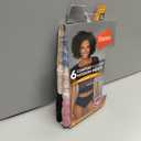 Hanes Women's Microfiber Stretch Underwear Pack, Comfort Flex Fit Brief Bikini or Thong Panties, 6-Pack