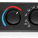 599-212 HVAC Control Module A/C Heater Climate Panel Switch Compatible with Dodge Ram 1500 2500 3500 2002-2005 & Dakota 2001-2004, Replaces# 55055905AA 55055905AD 55056246AA