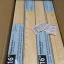 Da Vinci Pro Medium Textured Gesso Panel - 16x16" - 4 Pack - 7/8" Depth Wood Panels for Painting - Accepts Mediums Like Canvas - for Oils, Acrylics, Mixed Media, Pastels & Drawing Sticks