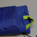 Y- STOP Kids Pod Swing Seat, Hanging Hammock Chair Swing with Inflatable Pillow, Sensory Swing Chair with Pocket for Outdoor and Indoor (Blue and Green)