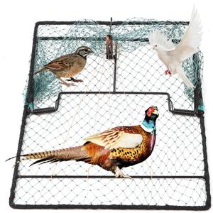 Humane Pigeon Trap,Bird Trap for Quail,Turkey,Net Traps (15.7x19.7 inch)