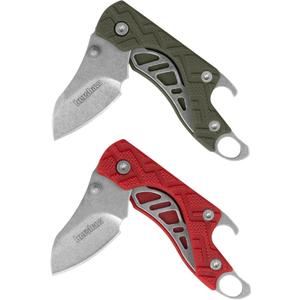 Kershaw Cinder Pocket Knife, Small Lightweight Keychain Knife (2 Pack)