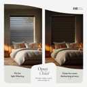 CHICOLOGY Cordless Mini Blinds for Indoor Windows, 38" W x 60" H, Gray Vinyl 1" Slats with Tilt Wand, Light Filtering to Room Darkening, Moisture-Resistant, Child-Safe, Screw-Mount Installation