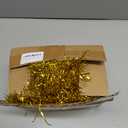 50 Ft Christmas Tinsel Garland Gold Thick Tinsel Garland Xmas Tree Decorations Metallic Tinsel Twist Garland for Christmas, Birthday, Party Decor Indoor Outdoor Party Supplies