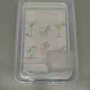 WIBIMEN Ice Cube Tray with Lid and Bin - Round Ice Trays for Freezer with Lid - Ice Cube Trays for Freezer with Ice Container (1"-2PACK White)