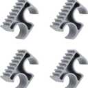 Bimini Top Support Pole Clips Holder Hardware 7/8 inch, Bimini Top Pole Clips for Anti Rattle Boat Accessories 4 PCS