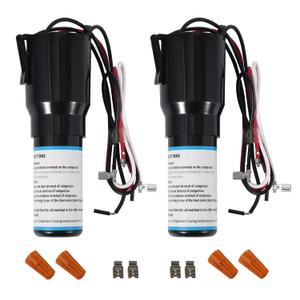 RCO410 3in1 Hard Start Capacitor by Seentech - Compatible with Refrigerators & Freezers 1/4-1/3 H.P. 115VAC  Repalces Model: TJ90RCO410, AP4503017, 600-410, ERP410, HS410, RC0410, RCO-410 (Pack of 2)