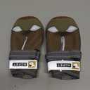 Hcpet Dog Shoes for Large Dogs, Waterproof Dog Booties for Small Medium Dogs, Anti-Slip Dog Boots & Paw Protectors for Hot Pavement Winter Snow Hiking with Reflective Straps Khaki Size 6