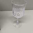 XKXKKE 12 Pcs Transparent Plastic Drink Cooler Glasses, Plastic Water Goblets for Parties, Stemmed Drinking Glasses for Wedding Reception, Grand Event Party Bar Supplies Reusable Drinking Cups