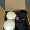 Sliner 120 Pcs Christmas Snowman Disposable Paper Coffee Tea Cups with Lids Winter Wonderland Xmas Cocoa Cups for Juice Hot Cold Beverage Drinks Seasonal Holiday Party Supplies(9 oz)