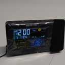 SMARTRO SC91 Projection Alarm Clock for Bedrooms with Weather Station, Wireless Indoor Outdoor Thermometer, Temperature Humidity Monitor Gauge Hygrometer