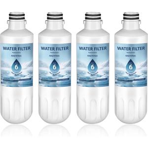 LT1000P ADQ747935 Water Filter 6-Month Replacement for LG LT1000P/PC/PCS ThinQ Water Filter AGF80300704,LMXS28626S,LFXS26973S,LRFLC2706S,LRMXS2806S,LRFS28XBS,LFXC22526S,4 Combo Set