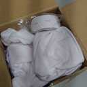 Biscaynebay Decorative Box Spring Cover Full & Full XL Size, White Luxurious Jersey Knitting Stretchy Wrap Around 4 Sides Bed Skirt for Home/Hotels, Easy Fit Wrinkle & Fade Free Machine Washable