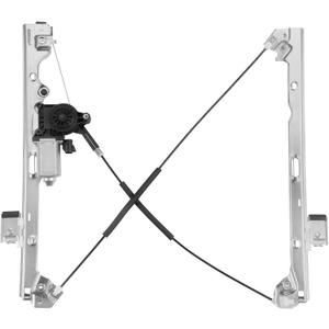 741-443 Front Right Passenge Side Power Window Regulator with Motor (2 Pins) Compatible with Chevy Silverado 1500 2500 HD/Tahoe/Suburban, GMC Sierra/Yukon 2007-2014, Cadillac Escalade 2007-2008
