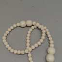 Magnetic Curtain Tiebacks, 2 Pack Curtain Holdbacks for Draperies, Wood Bead Curtain Tiebacks, Elegant Curtain Tie Backs for Bedroom Decor, Boho Room Decor, Nursery Decor, Farmhouse Decor