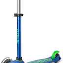 Micro Kickboard | Mini LED Kids Scooter for Ages 2-5 | Children up to 110 lbs | 3 Wheel Lean-to-Steer Design | Adjustable T Bar | Smooth Ride, Motion Activated PU LED Wheels | Swiss Design
