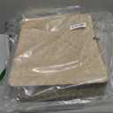 Didaey Set of 4 Seagrass Baskets with Lid Wicker Storage Basket Decorative Storage Boxes with Lids Flat Storage Bins Woven Organizer Baskets for Shelf Closet Bedroom, 4 Sizes (White)