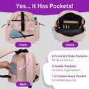 Mini Backpack - Small Womens Backpacks, Cute Lightweight Back Pack For Women, Compact Daypack & Bag For Woman (Blush)