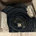 Land Guard Corrugated Garden Edging Border, 6"50' Landscape Paver Edging, Tall Landscape Edging, Fence for Garden, Flower Bed, Lawn and Landscape Edging (Black)