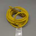 Southwire Extra Heavy Duty Extension Cord, 100Ft, 10 Gauge, 3 Conductor, Outdoor Cord, Lighted End, SJTW, Yellow, 2689SW0002