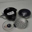 Aroma Housewares ARC-363-1NGB 3 Uncooked/6 Cups Cooked Rice Cooker, Steamer, Multicooker, 2-6 cups, Black