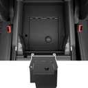 SZYANG Center Console Safe Organizer Compatible with 2021-2025 Ford F150 Lock Box No XLT STX Tremor Raptor Console Safe Vault Replacement for 2021-2025 Ford F-150 Accessories