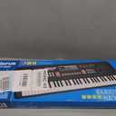 LeeQee Digital Keyboard Piano for Kids & Beginners, 61 Keys Multifunction Electric Piano Keyboard with Microphone, Educational Instrument Musical Toy for 3-12 Years Old Boys Girls (Black)