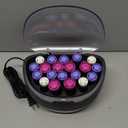 Remington Ionic Conditioning Hair Setter, 20 Velvet Hair Rollers, 6 Large (1), 10 Medium (1"), 4 Small (), Blowout Style Hair Curlers (pink)