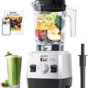 Aeitto Blenders for Kitchen with 68Oz. Large Capacity, 1800W Max Power Smoothie Blender, 3 Preset Programs & 7 Speeds, Professional Countertop Blender for Smoothies, Ice Crush, Generation2 Silver