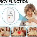 Chongker Interactive Companion Robot Cat Pets, Handmade Weighted Stuffed Animals, Cat Plush Toy with Voice Response, Realistic Heartbeat and Purring, Ragdoll Cat