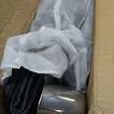 SUERTREE Bird Carrier Bag with Indestructible Stainless Steel Mesh, Bird Travel Cage with Stand, Easy to Clean Backpack for Parrot, Portable Bird Travel Bag, Black