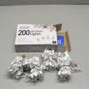 PREXTEX 100-Count Ultra Bright Christmas Lights - 20 ft Clear StringLights on White Wire - Incandescent Xmas TreeLights for Indoor and Outdoor Decorations