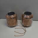 Solar Lanterns Outdoor Waterproof Christmas Birthdays Gifts for Women Mom Grandma Butterfly Garden Decor Metal Hanging Solar LED Lights for Patio (Red Bird-2P)