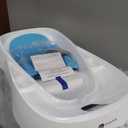4moms Cleanwater Tub, 3-in-1 Grow-with-Me Baby Bathtub with Digital Thermometer for Newborns to Toddler, Assembled in The USA