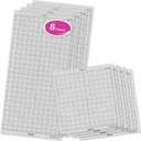Standard Grip Cutting Mat for Silhouette Cameo - 12" x 24" 4 Pack 12"x12" 4 Pack Adhesive Cut Mat Replacement Set Matts Vinyl Craft, 12 inches by 24 inches