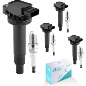 AULINK 4PCS UF316 Ignition Coil Pack (1.3L 1.5L L4) For Toyota Echo 20002005,Prius 20012009,Prius C 20122019,Yaris 20042018,For Scion XA/XB 20042006 UF316 UF316T GN10312 E346