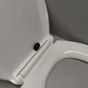 KOHLER 4734-RL-0 Rutledge ReadyLatch Soft Close Elongated Toilet Seat, Quiet-Close Lid Grip-Tight Bumpers, Installation Hardware, Home Essentials, White