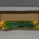 MACTING 6 Bundles Artificial Flowers for Outdoors UV Resistant Fake Flowers No Fade Faux Fake Plastic Outdoor Plants for Indoor Outside Planters Garden Porch Yard Window Summer Decorations(Yellow)
